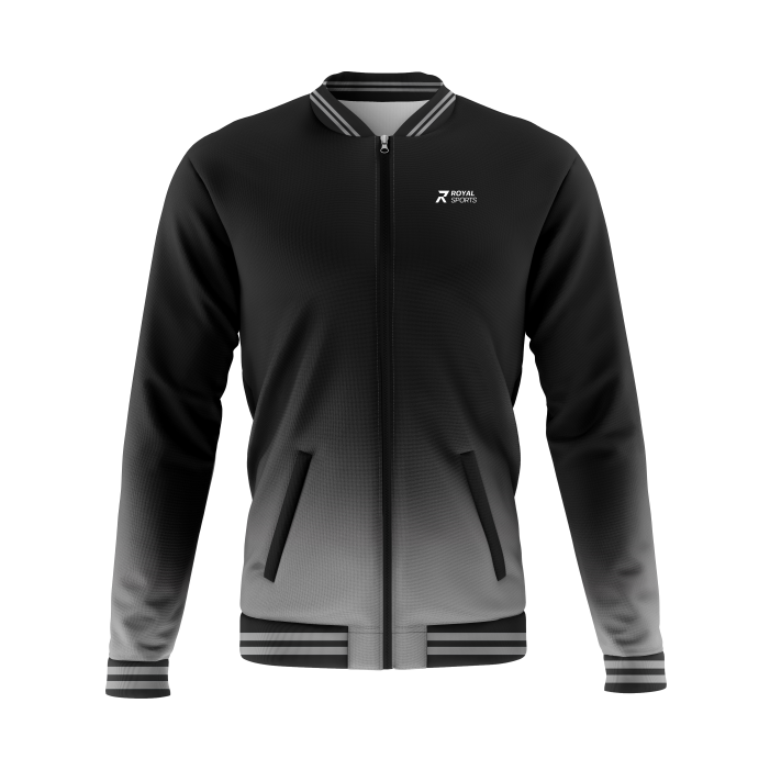 Sophisticated Monochrome Gradient Jacket