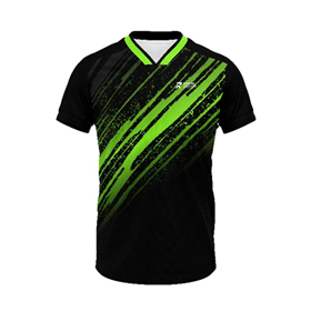 Speed Surge V neck Black Sports jersey